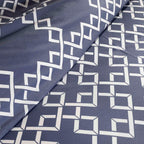 Σετ Παπλωματοθήκη Cannon Cotton Fresh 230X250 Labyrinth Navy